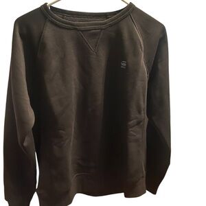G-Star Men's Dark Gray Crewneck Sweater